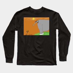 Turkey and Elephant Long Sleeve T-Shirt